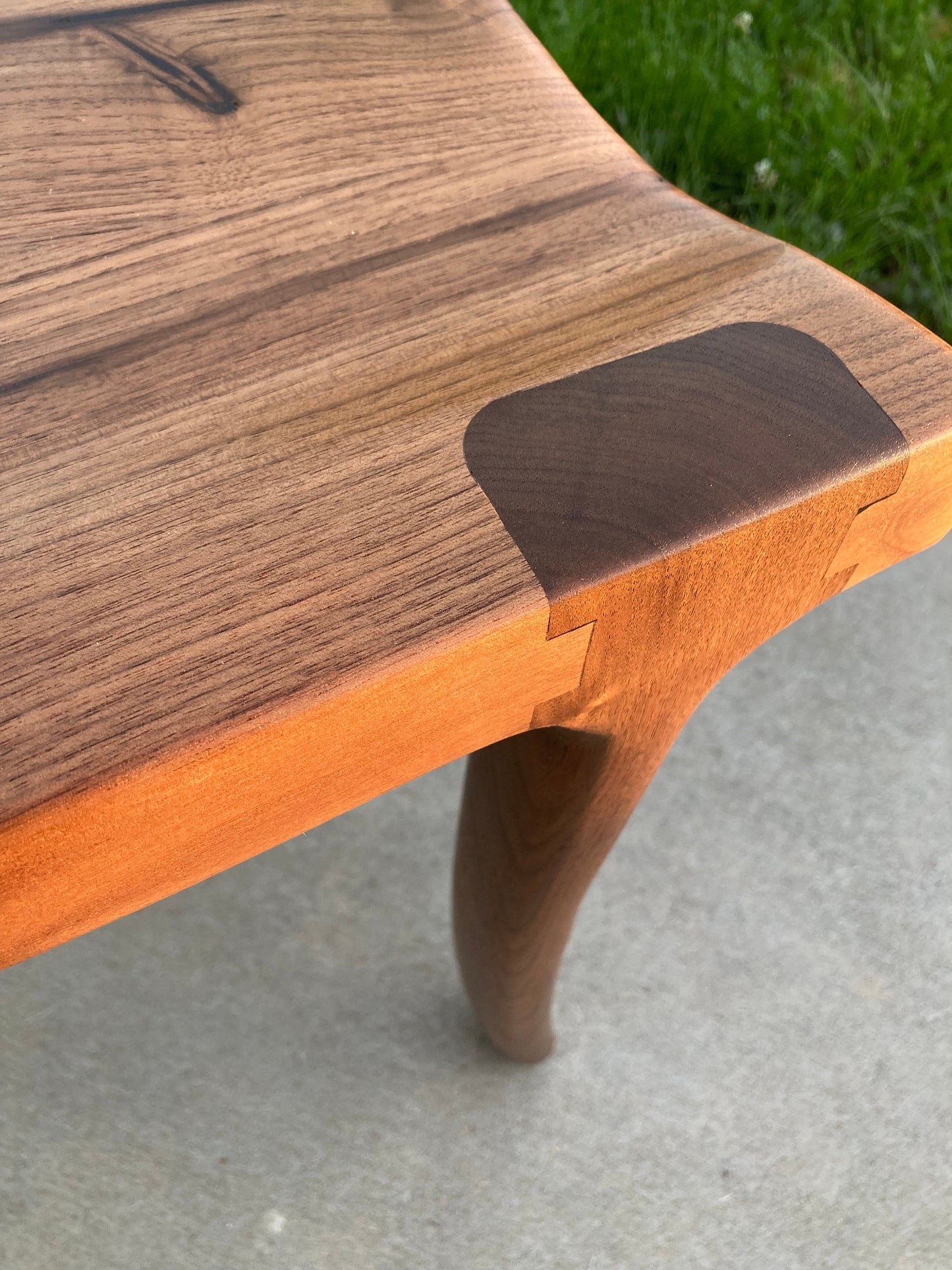 Walnut Dining Chair | Hand Carved