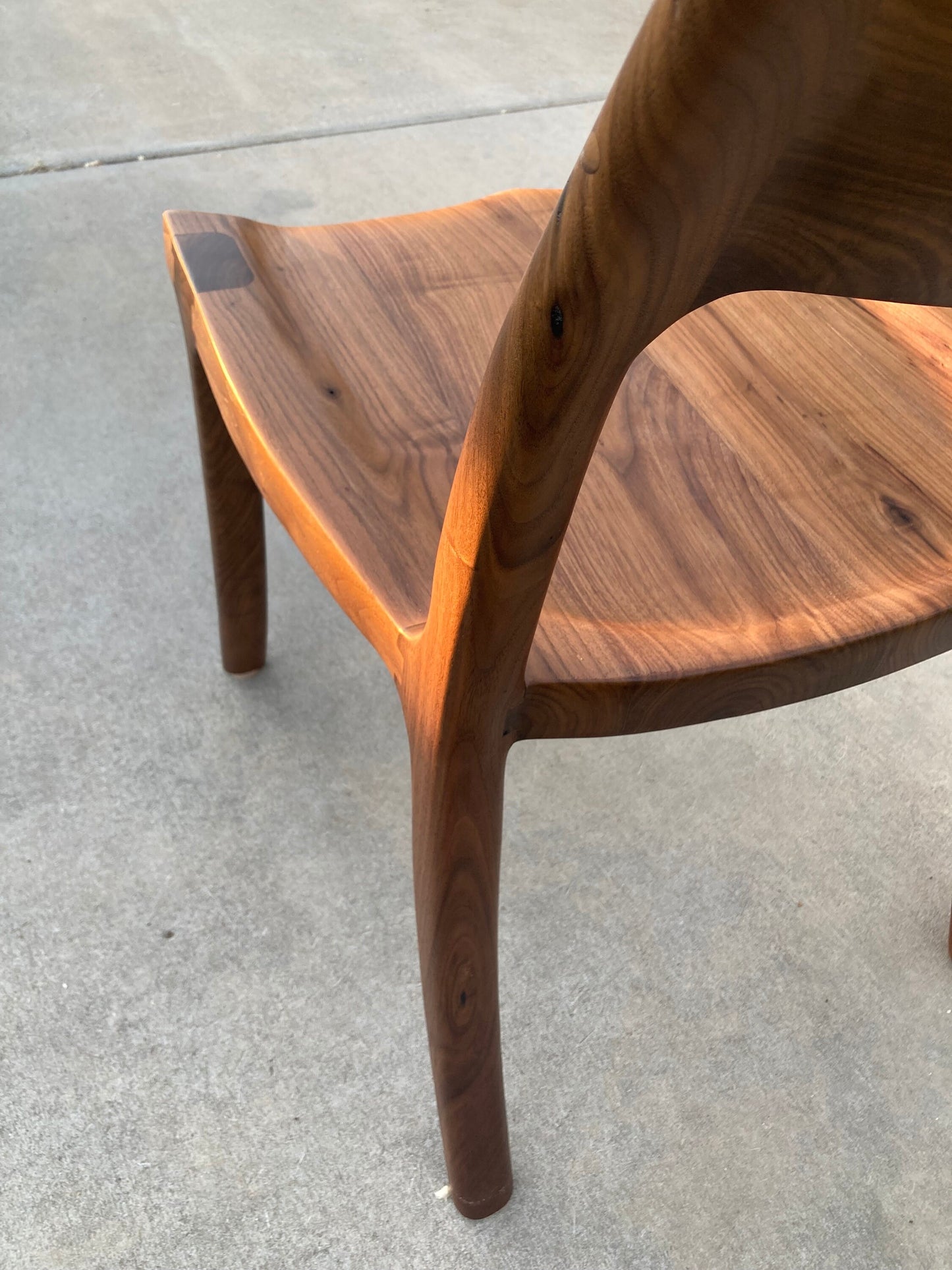 Walnut Dining Chair | Hand Carved