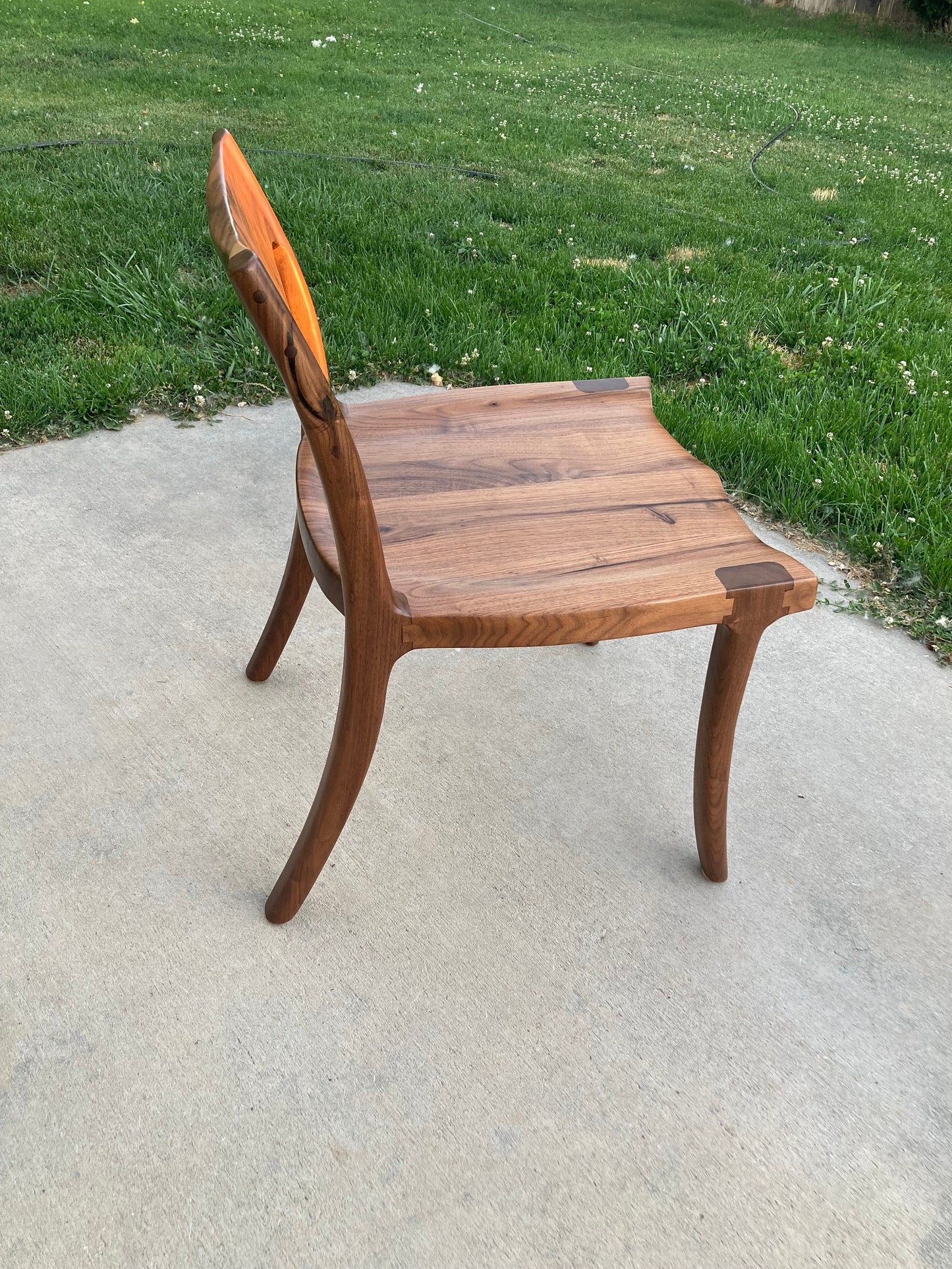 Walnut Dining Chair | Hand Carved