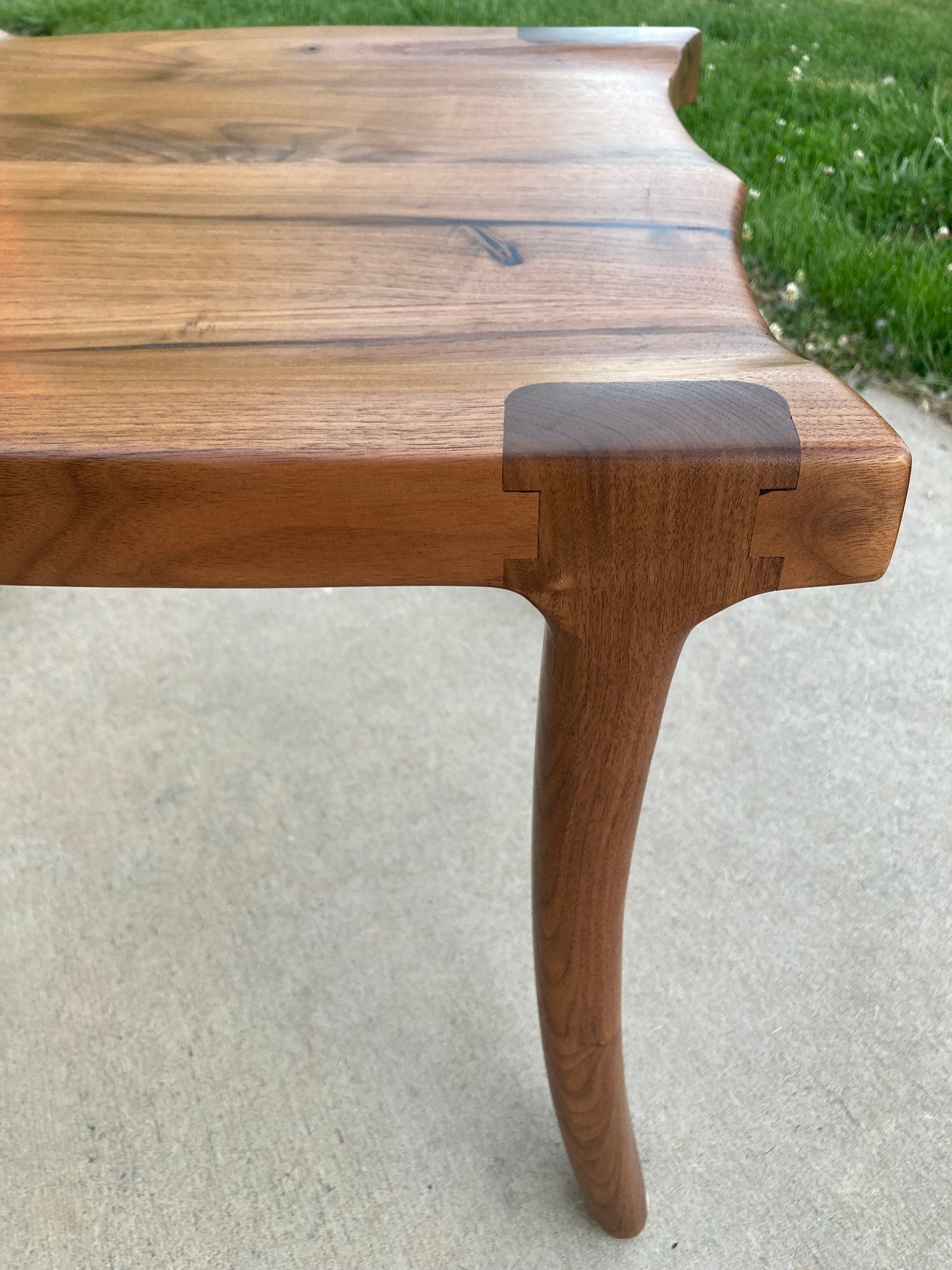 Walnut Dining Chair | Hand Carved