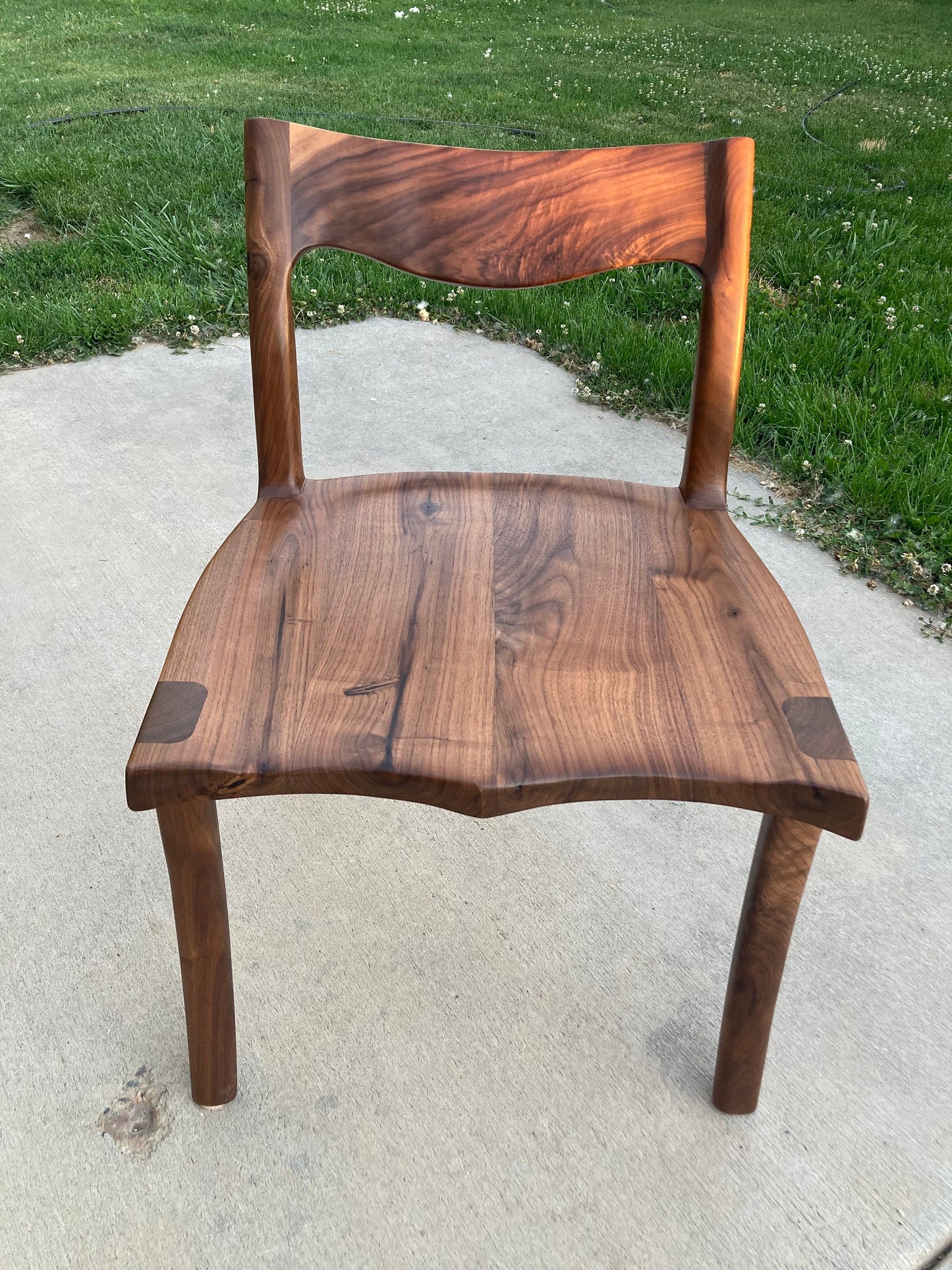 Walnut Dining Chair | Hand Carved