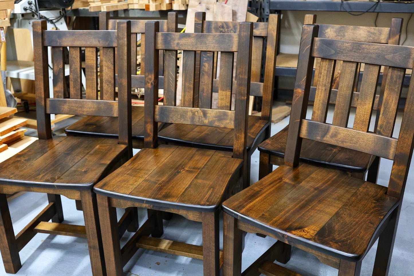 Alder Dining Chairs | Dark Walnut
