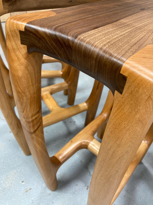 Walnut Counter Stools | Alder  Legs