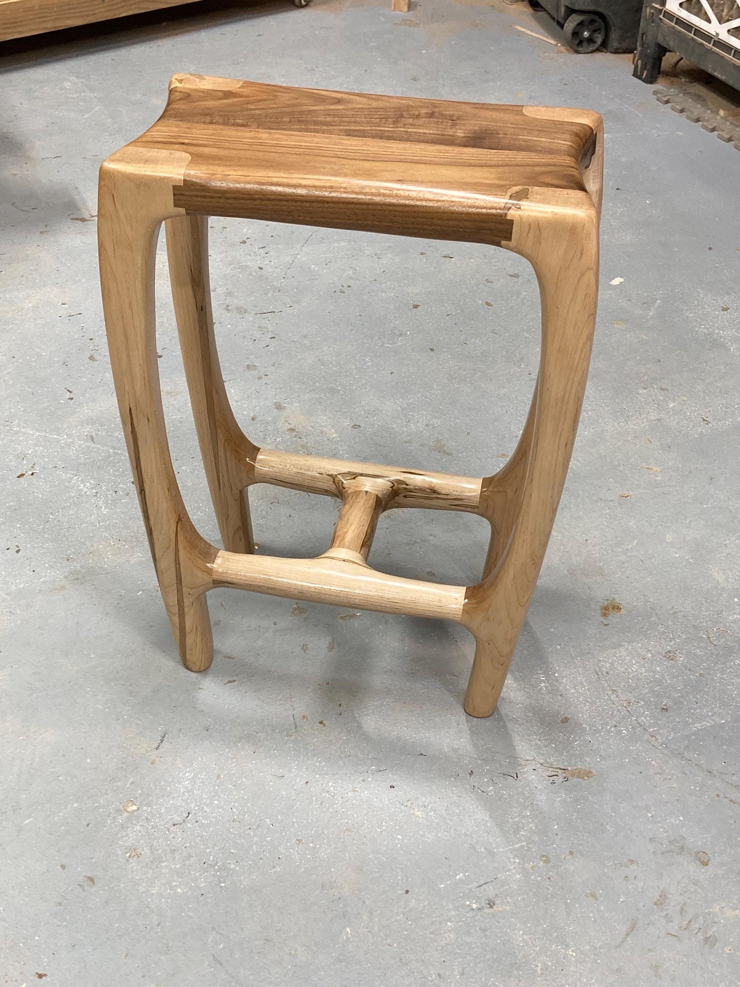 Walnut Counter Stools | Ambrosia Maple Legs