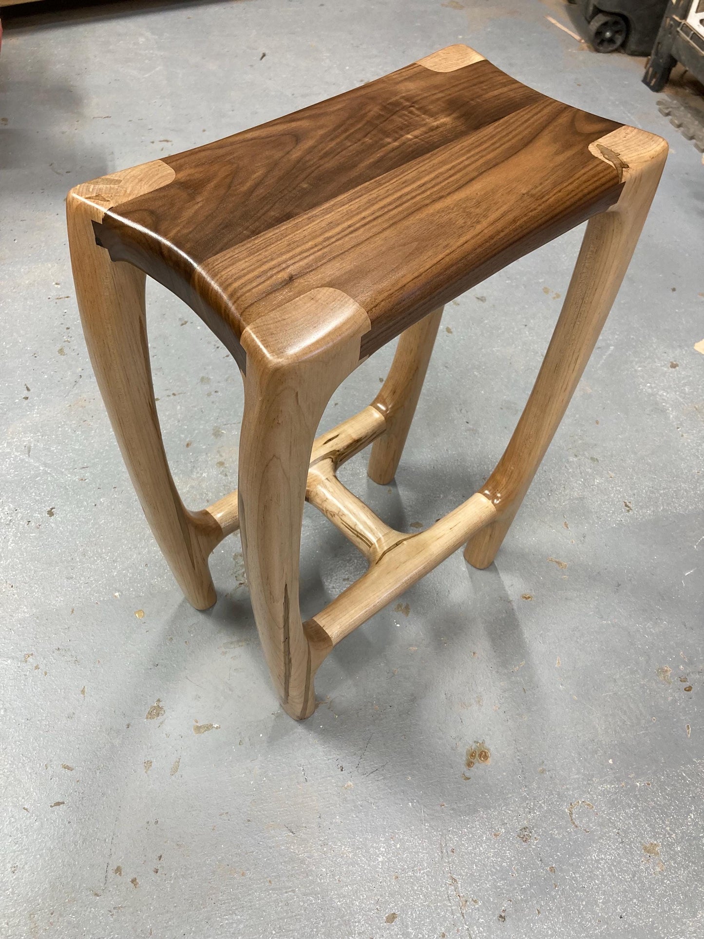 Walnut Counter Stools | Ambrosia Maple Legs