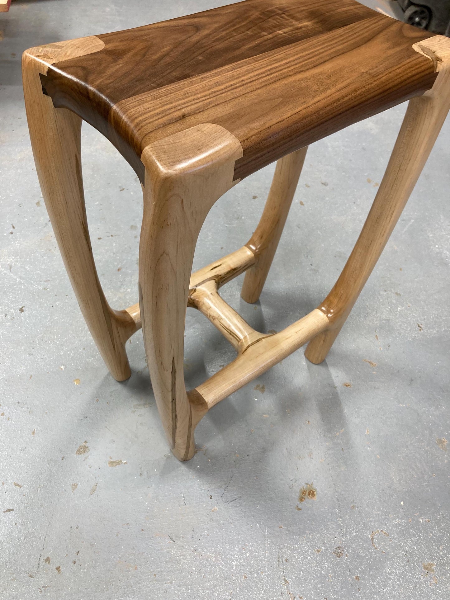 Walnut Counter Stools | Ambrosia Maple Legs