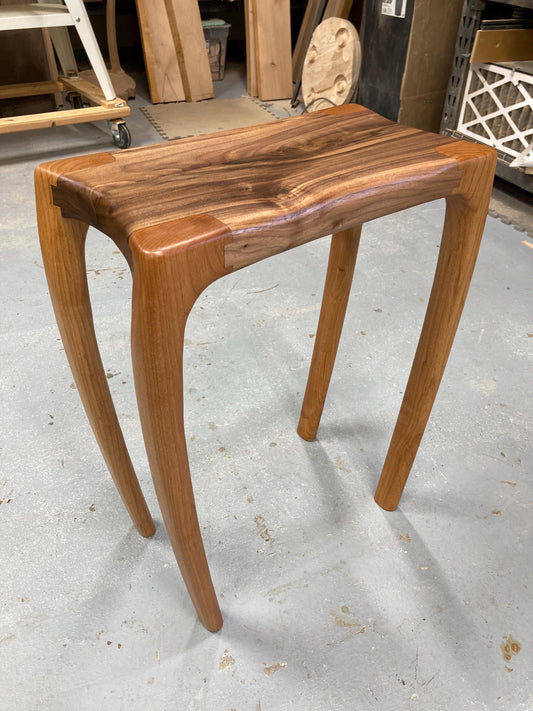 Walnut End Table | Alder Legs