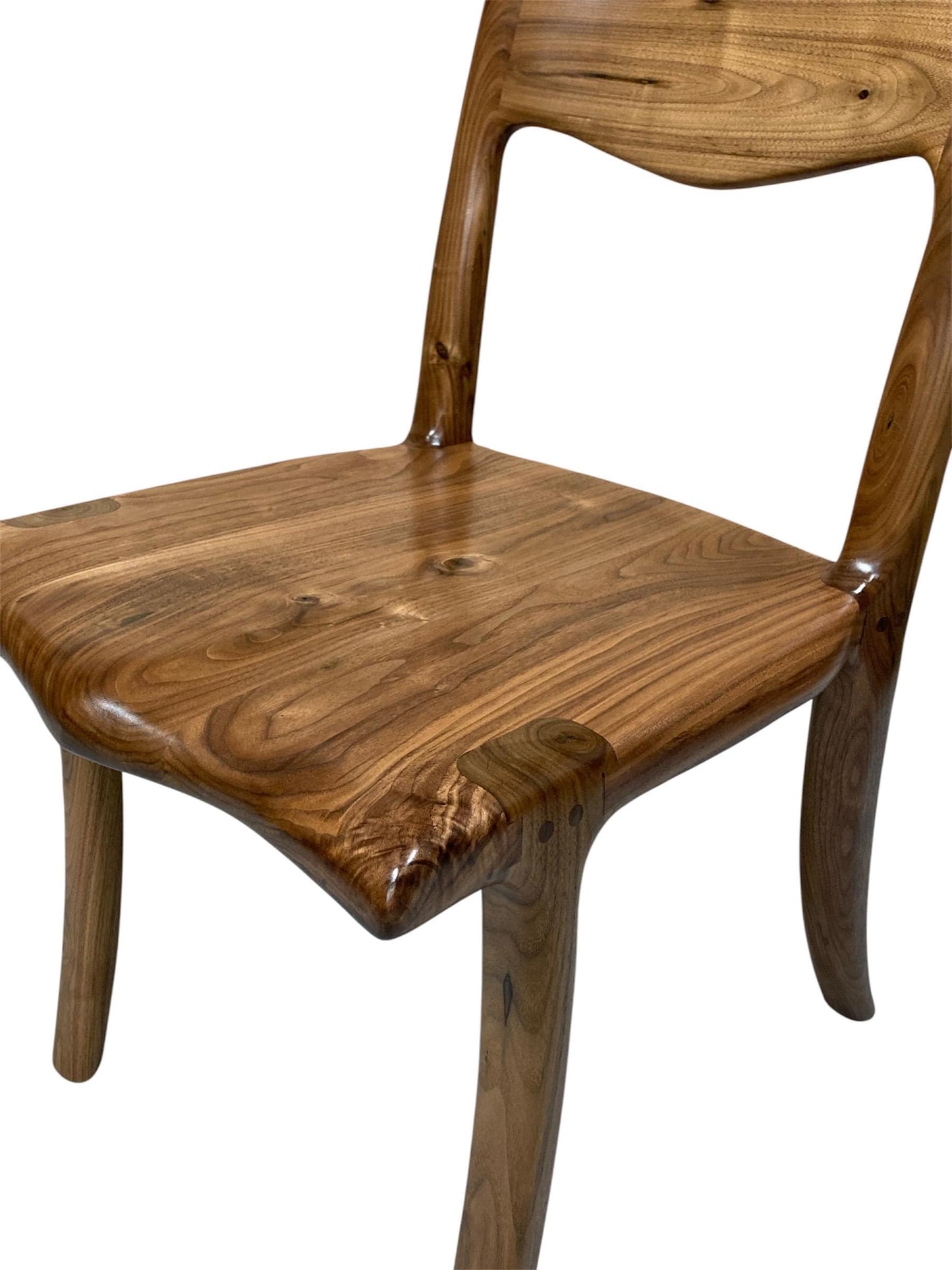 Walnut Dining Chair | Hand Carved