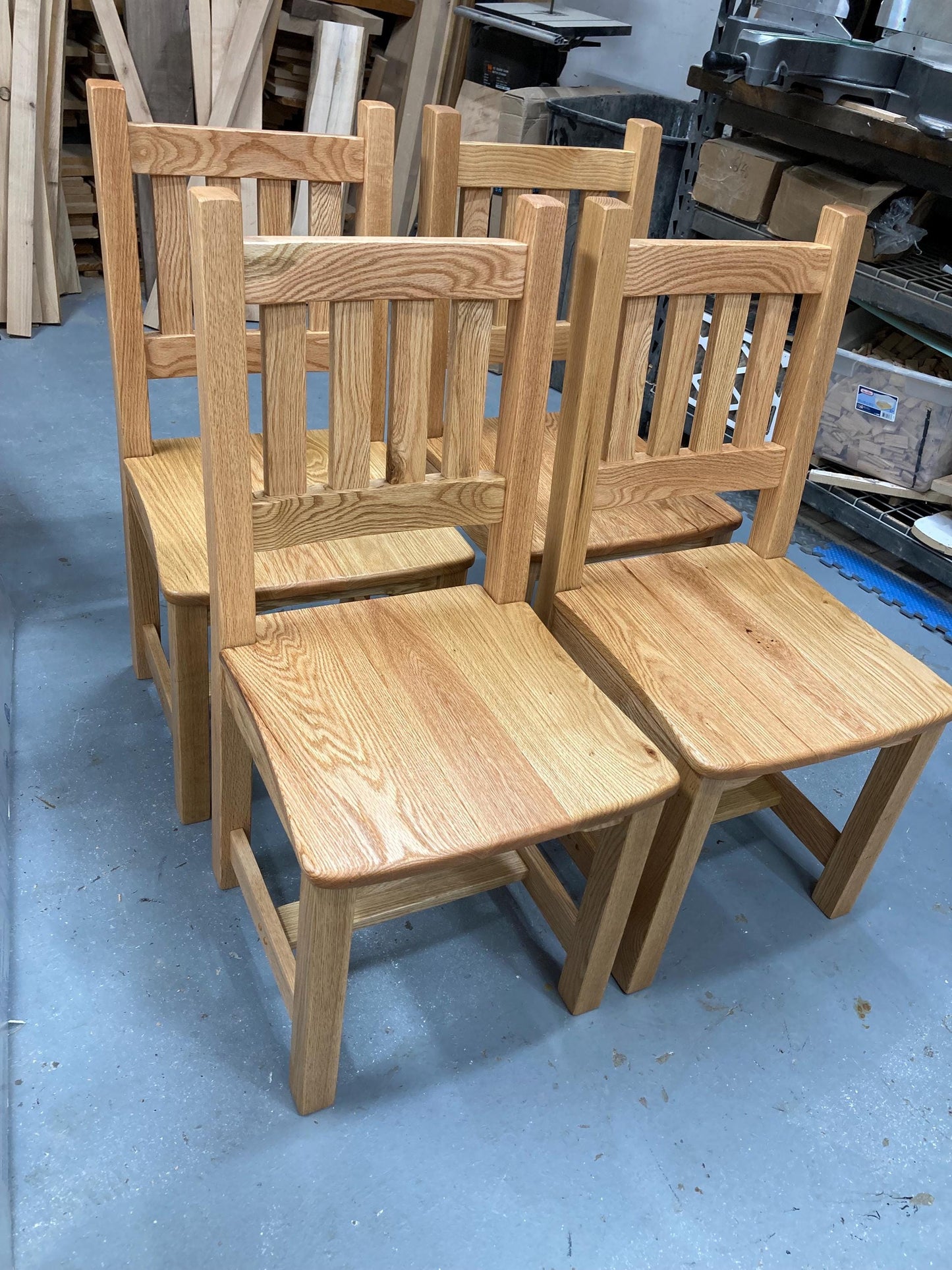 Handcracted Oak Dining Chairs | Custom Dining Chairs | Set of 6 Chairs | Set of 4 Chairs