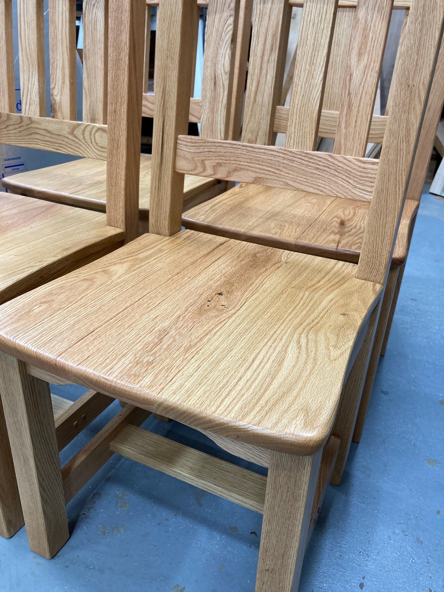 Handcracted Oak Dining Chairs | Custom Dining Chairs | Set of 6 Chairs | Set of 4 Chairs