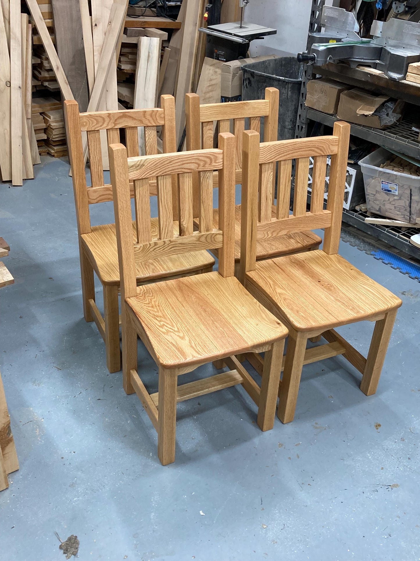 Handcracted Oak Dining Chairs | Custom Dining Chairs | Set of 6 Chairs | Set of 4 Chairs